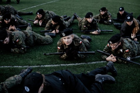Trupe paramilitare Polonia Foto Boston Globe (2)