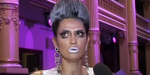 Nicoleta Luciu a fost Crăiasa Zăpezii la ultima defilare la care a participat