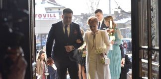 imagini de la nunta Liei Olguta Vasilescu si a lui Claudiu Manda