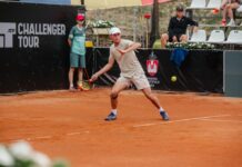 Nicholas David Ionel s-a oprit în primul tur la Concord Iași Open, după ce a ratat două mingi de meci în meciul cu Ivanovski