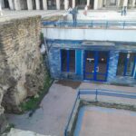 acces in zona de interventie ilegala unde au fost zidite vestigiile