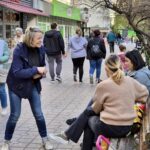 Cosette, la o hlizeală electorală în Piața Voievozilor