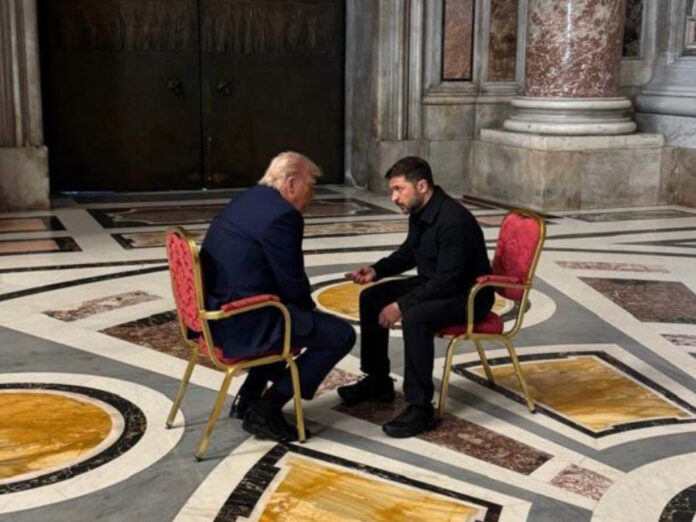 Zelensky Meets with US President Donald Trump - Vatican