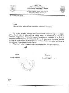 Primaria Pascani - raspuns