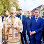 Nicușor Dan la înmormântarea cardinalului Lucian Mureșan