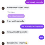 conversatii nina cu un client