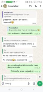 discutii Nina si clienti