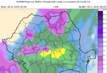 Ciclonul „ADEL” ajunge în România. Grecia este sub cod roșu de vreme severă. Harta zonelor afectate