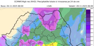 Ciclonul „ADEL” ajunge în România. Grecia este sub cod roșu de vreme severă. Harta zonelor afectate