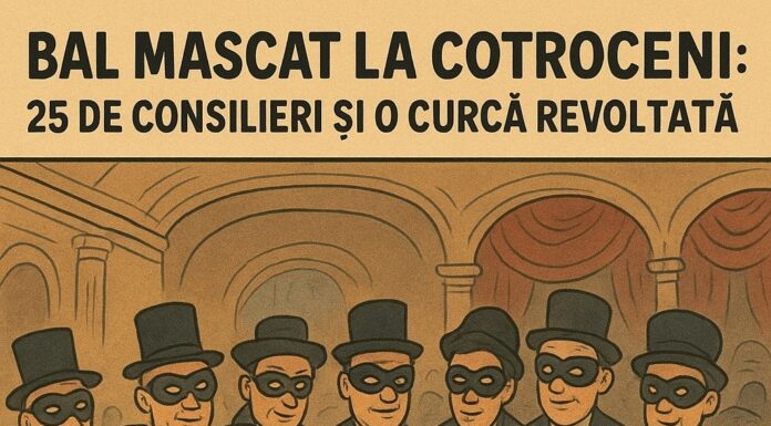 Bal mascat la Cotroceni: 25 de consilieri și o curcă revoltată