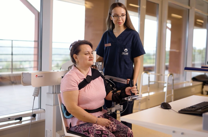 Un medic pediatru din Galați s-a recuperat la Spitalul de Recuperare Medicală Arcadia