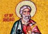 Creştinii îl celebrează pe Sfântul Apostol Andrei, ocrotitorul spiritual al României