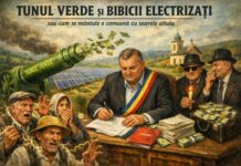 Tunul verde și bibicii electrizați de Nea Vasâli Carăușa