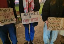 VIDEO Studenții din Iași au protestat pentru burse și finanțare în educație