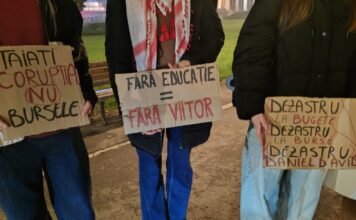 VIDEO Studenții din Iași au protestat pentru burse și finanțare în educație