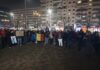 VIDEO Peste 250 de persoane protestează la Iași în faţa Tribunalului pentru independenţa Justiţiei