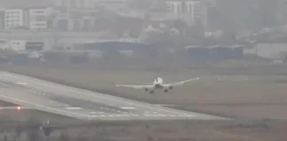VIDEO Aterizări aproape imposibile la Cluj: Tehnica folosită de piloți pentru a aduce aeronavele la sol pe timp de furtună