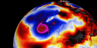 Un ciclon-bombă se îndreaptă către Europa după ce a atins intensitatea maximă în America. „Frigiderul lumii” se încălzeşte însă accelerat