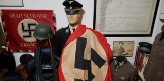 EXCLUSIV! Arsenal de obiecte cu simboluri naziste și legionare, puse în circulație de un tânăr din Iași