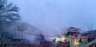 Incendiu într-o locuință din comuna Balș. Proprietarul, cu probleme locomotorii a suferit arsuri