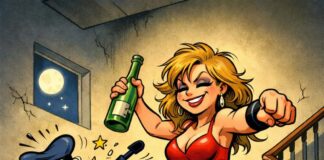 Legea, bastonul și Doamna cu Pumni de Catifea