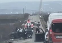 Accident rutier la Popești: trei victime conștiente, dintre care un adult cu traumatisme multiple