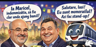 Caricel îi dă banii lui Maricel: indemnizație cu efecte speciale și monorail stand-up