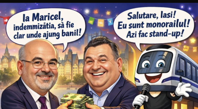 Caricel îi dă banii lui Maricel: indemnizație cu efecte speciale și monorail stand-up