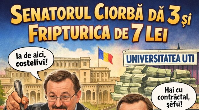 Senatorul Ciorbă dă 3 și Fripturica de 7 Lei