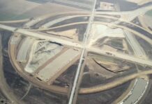 VIDEO Autostrada Moldovei A7 Bacău – Pașcani. Mobilizare impresionantă a constructorului pe loturile de la Trifești la Pașcani, potrivit DRDP Iași