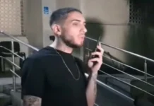 Fulgy a amenințat pe rețelele sociale că aruncă blocul în aer. Polițiștii au intrat peste el în apartament