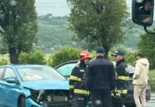 Accident rutier în zona Rond Păcurari din Iași: trei autoturisme implicate, o persoană rănită