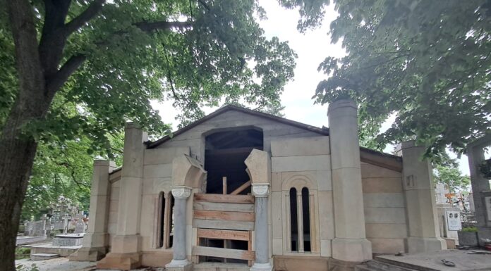 EXCLUSIV. Misteriosul cavou princiar, de 16 locuri, al familiei Ghyka din Cimitirul Eternitatea. Investiție masivă într-un cavou tras pe linie moartă