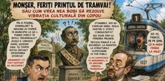 Monșer, feriți prințul de tramvai! Sau cum vrea Nea Bobi să rezolve vibrația culturală din Copou.
