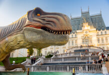 Dinozaurii ajung în Grădina Palas, într-o expoziție cu acces gratuit