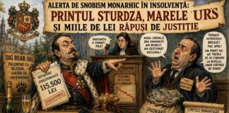 Alerta de snobism monarhic în insolvență: Prințul Sturdza, Marele Urs și miile de lei răpuși de justiție