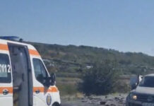 Accident grav la Lețcani: camion răsturnat peste un autoturism. Două victime, una decedată