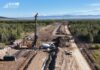 Mobilizare masivă pe lotul 1D al Autostrăzii A8: peste 300 de muncitori și 240 de utilaje în șantier