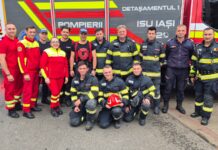 Incendiu într-un restaurant de pe bulevardul Carol I din Iași. Friteuzele au luat foc, iar flăcările au afectat și acoperișul
