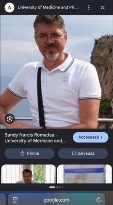 Dr.Romedea Sandy-Narcis(tatăl vitreg al lui George Grumazescu