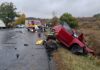 Accident grav în Miclăușeni, județul Iași! O persoană, găsită în stare de semiconștiență după ce mașina s-a izbit de un cap de pod