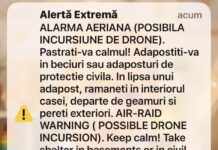 Video Alertă RO-Alert de dronă în Iași. Locuitorii, avertizați prin mesaj de urgență