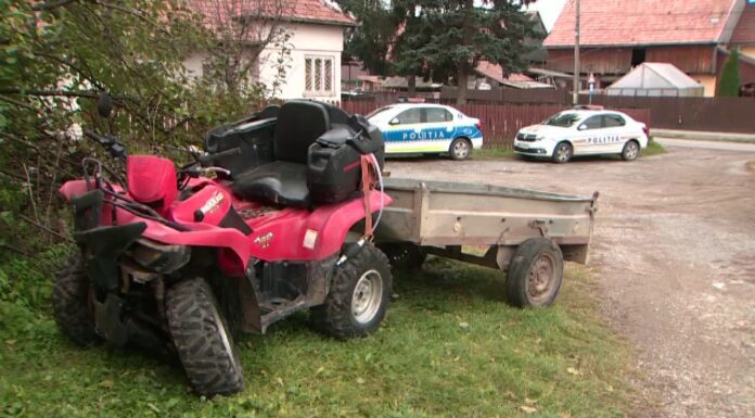 Tânăr de 29 de ani, arestat preventiv după ce ar fi lovit cu mașina doi minori pe un ATV și ar fi fugit de la locul accidentului, la Miroslovești